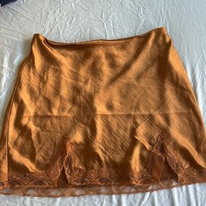Forever 21 silk skirt